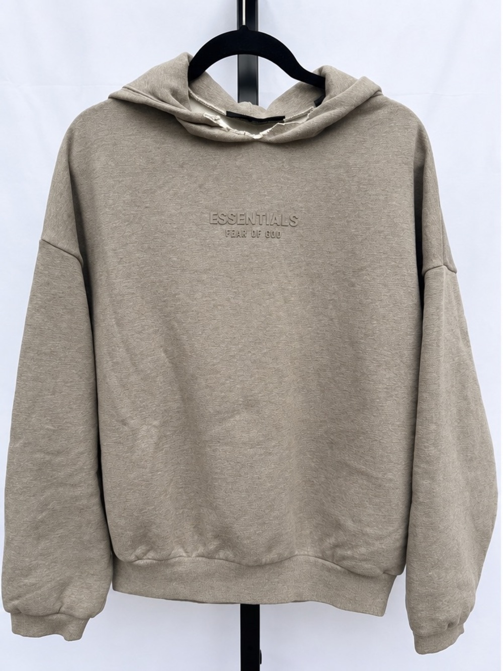 Fear of God ESSENTIALS Taupe Hoodie Pullover Size S - Picture 2 of 16